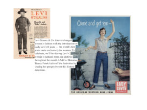 vogue levis historia pantalones mujer publicidad