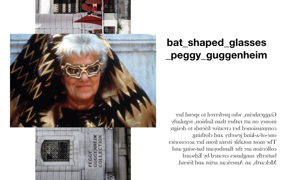 Lentes de Peggy Guggenheim