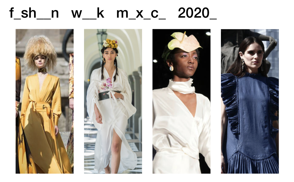 Fashion Week México 2020 Fechas
