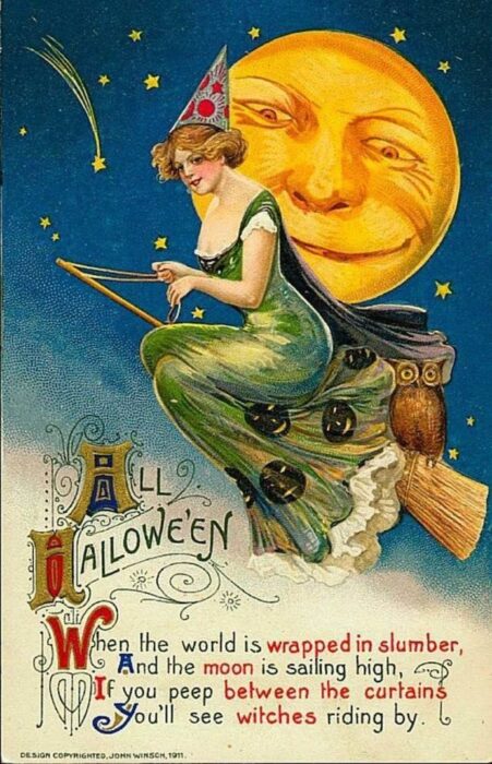 Postales de Halloween tradicionales
