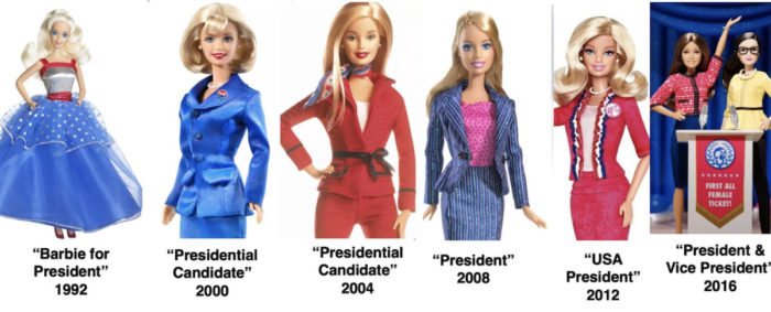 Muñecas Barbie candidata presidencial