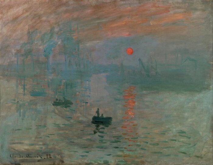 Monet Impresión Sol Naciente pintura