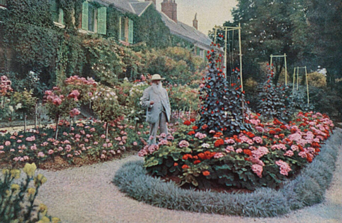 Monet en su jardín