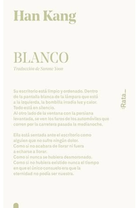 Libro Blanco de Han Kang