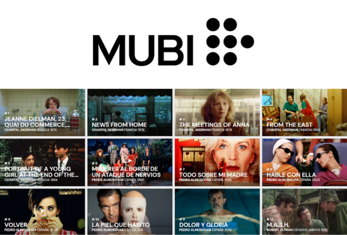 Suscripción anual a Mubi